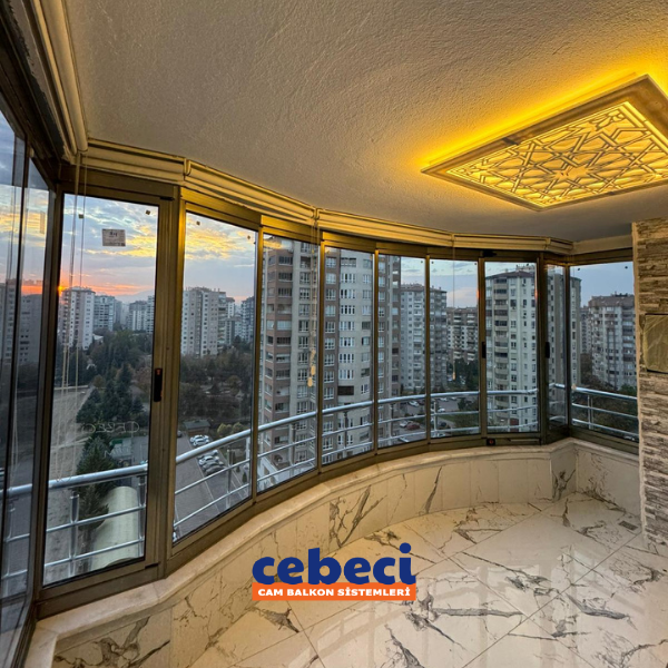 villa cam balkon konusunda Cebeci Cam Balkon uygulama görseli