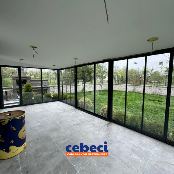 cam balkon ölçü alma konusunda Cebeci Cam Balkon uygulama görseli